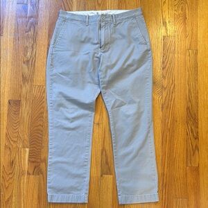 Jcrew light gray chinos 32x30